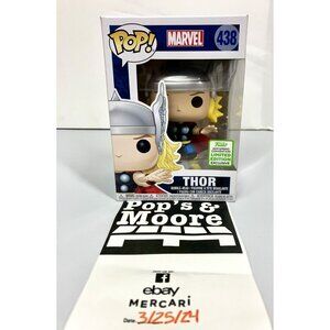 Funko Pop! Marvel: Thor 438 Exclusive Vaulted Figure W/Box damaged & Protector